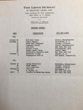 BR's lecture dates for The Leigh Bureau, 1940/10*/