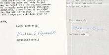 BR to Josef Weil, 19 Nov. 1962, signature and little more