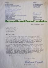 BR (BRPF) to Lawrence F.J. Ross, 1964/11/09