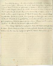 BR to Ottoline Morrell, 1918/06/16*, verso (courtesy of HRC, Texas)