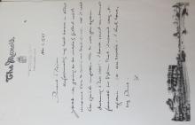 BR to Miriam Brudno Reichl, 1951/11/01