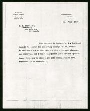 Frank Russell to C.D. Broad, 1918/07/11