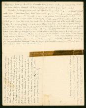 BR to Constance Malleson, 1918/07/29-30, verso